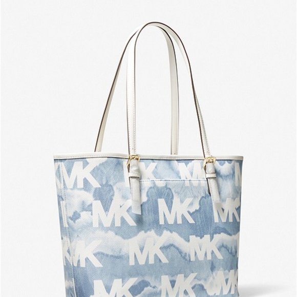 NWT MICHAEL KORS JET SET TRAVEL GRAPHIC TOTE BAG - Picture 3 of 4